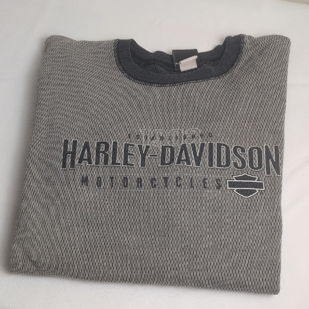HARLEY DAVIDSON GREY SWEATER SIZE MEDIUM
